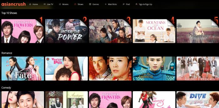 asiancrush websites to watch korean drama english dubbed free