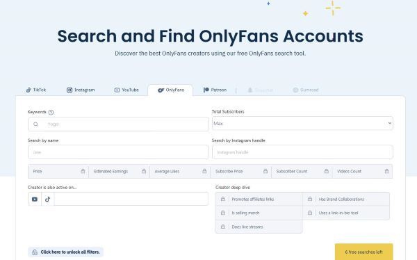 onlyfans search influencersclub