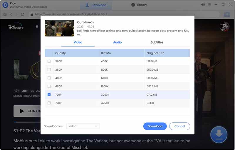 Kigo Disney Plus downloader