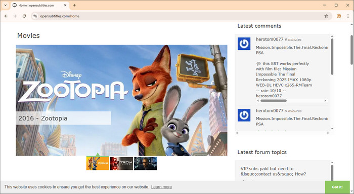 subtitle download free OpenSubtitles