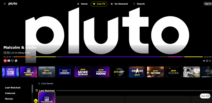 free Web Series downloads pluto tv