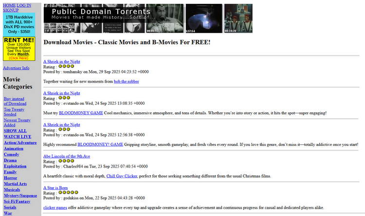 public domain torrents movie download