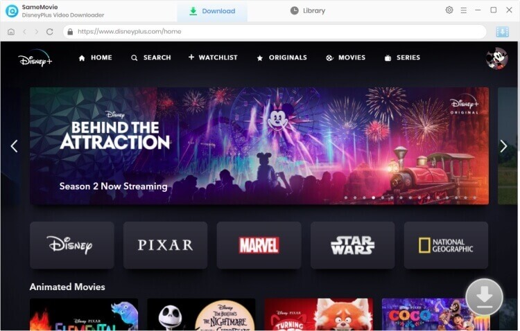 SameMovie Disney Plus downloader