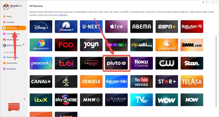 streamfab plutotv downloader