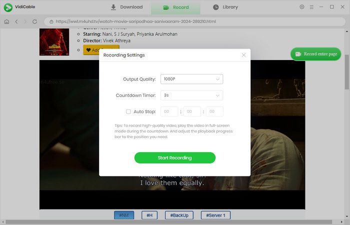 hotstar video download in gallery VidiCable